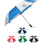 58" Vented Auto Open Folding Golf Umbrella