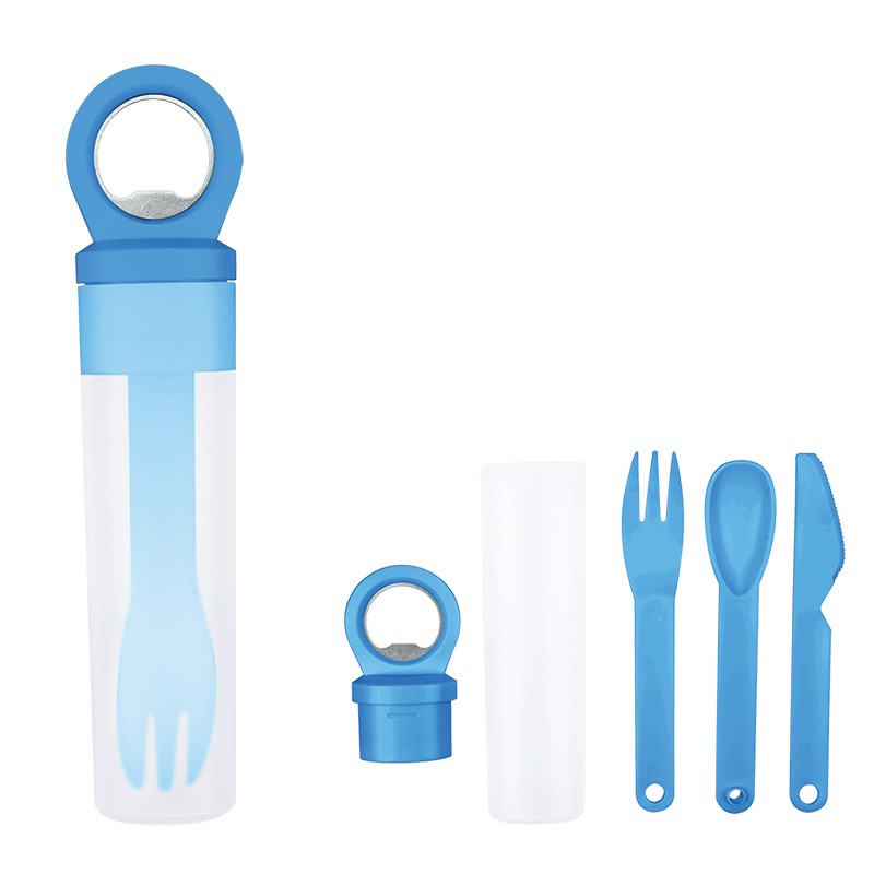 Plastic Utensil Set With Bottle Opener - Image 5