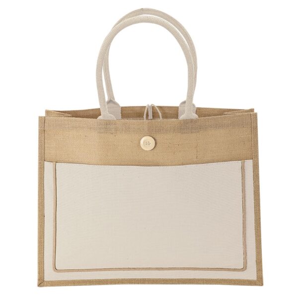 Camden Jute Tote - Image 3