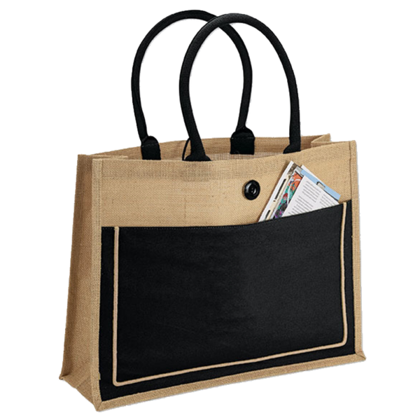 Camden Jute Tote - Image 4