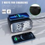 Digital Led Clock Wireless Charger Bluetooth Speaker - Image 3