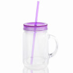 Classic Double-Wall Mason Jar Acrylic Cup 20oz - Image 5