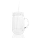 Classic Double-Wall Mason Jar Acrylic Cup 20oz - Image 4