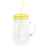 Classic Double-Wall Mason Jar Acrylic Cup 20oz - Image 3