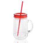 Classic Double-Wall Mason Jar Acrylic Cup 20oz - Image 2
