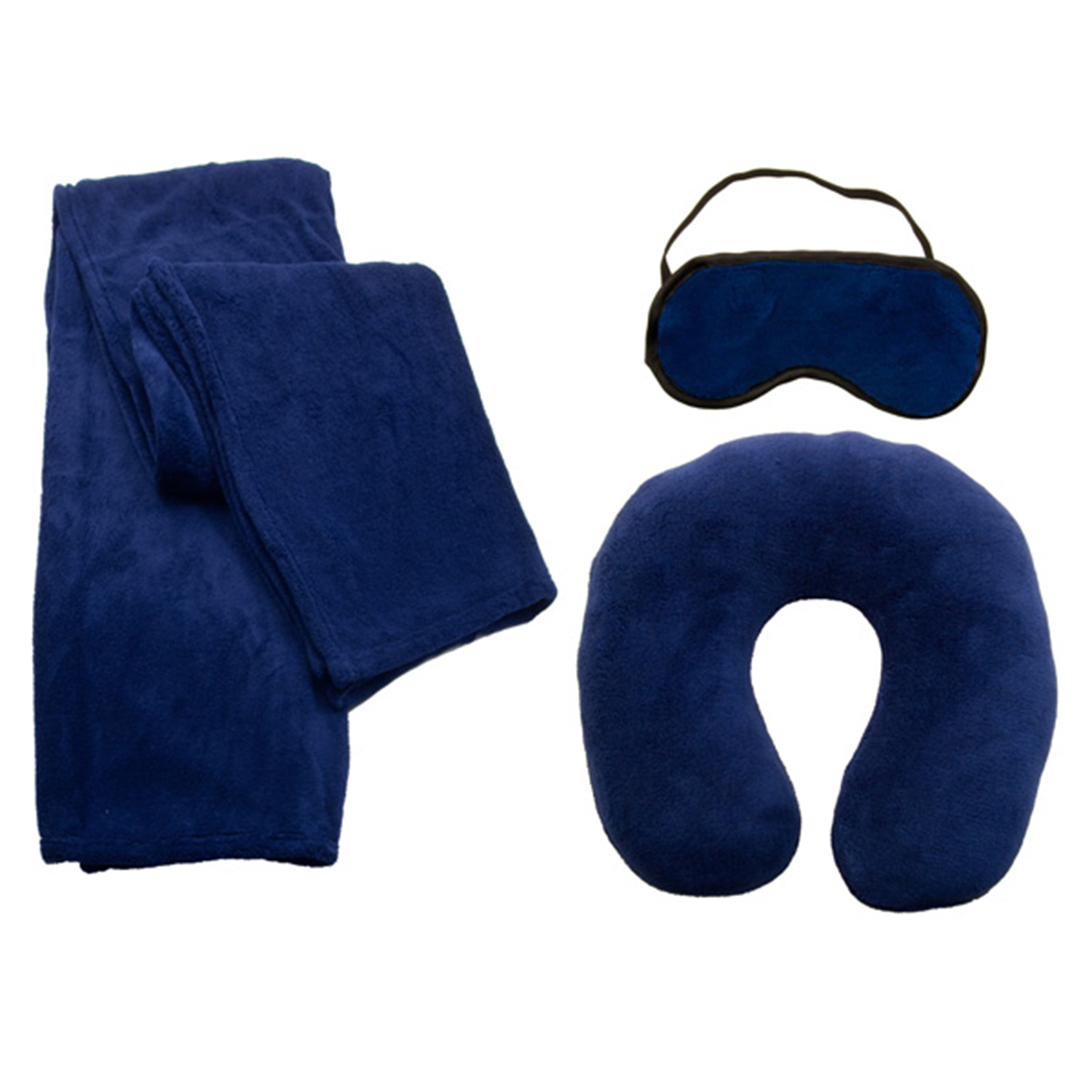 3-Piece Travel Pillow & Blanket Set - Image 2