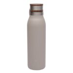 18 oz. Stainless Steel Water Bottle w/ Acacia Lid - Image 3