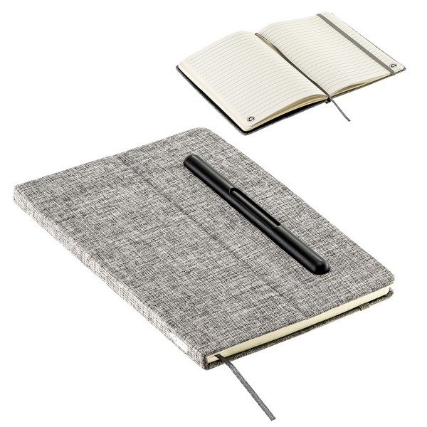 Boardroom Hardcover Journal W/ Built-In Phone Stand & Pen - Image 4